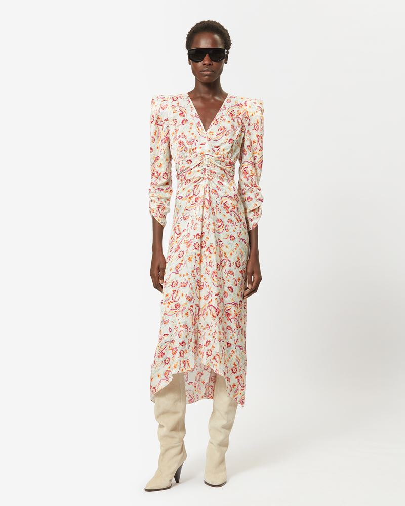 ALBINI PRINTED MIDI DRESS